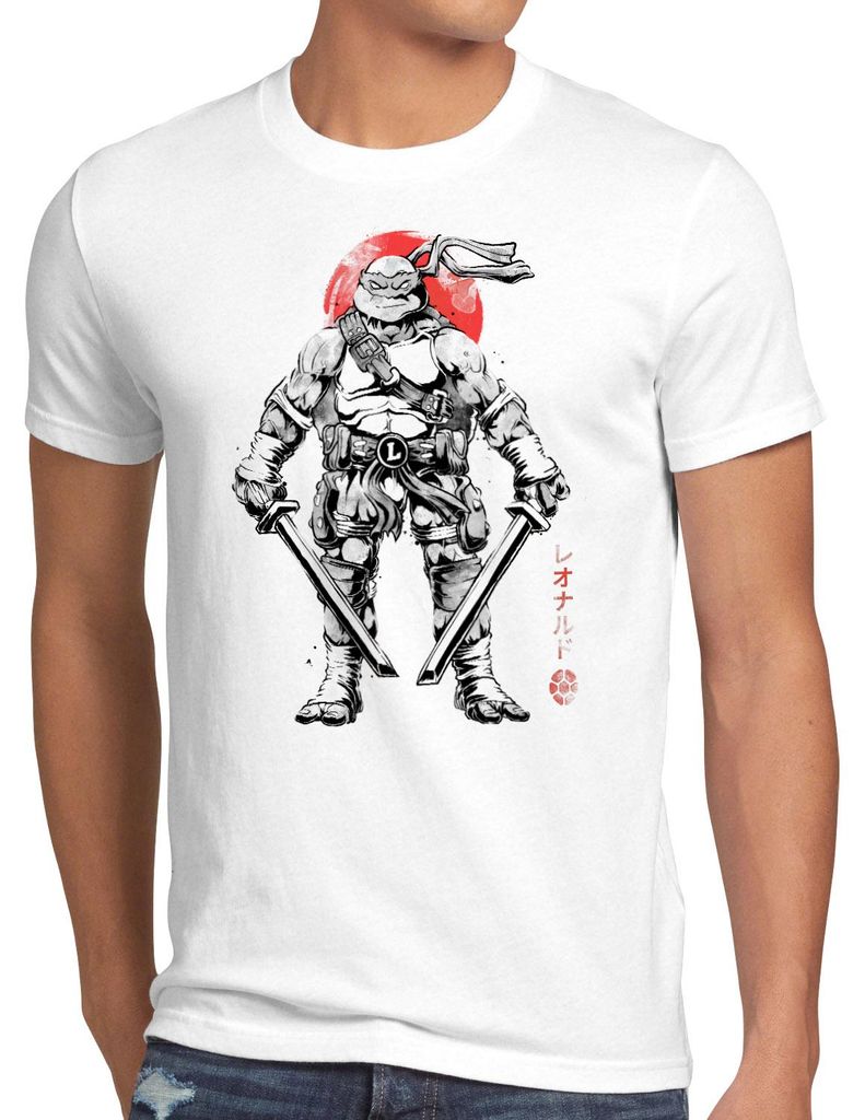 style3 Ninja Leonardo Sumi-E Herren T-Shirt
