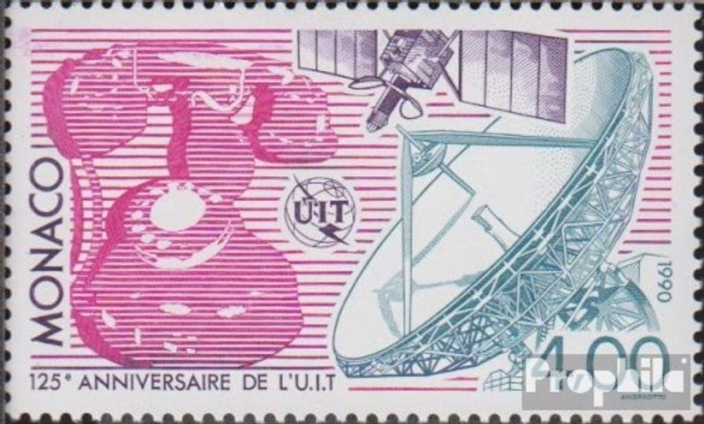 Briefmarken Monaco 1990 Mi 1955 (kompl.Ausg.) postfrisch 125 Jahre ITU