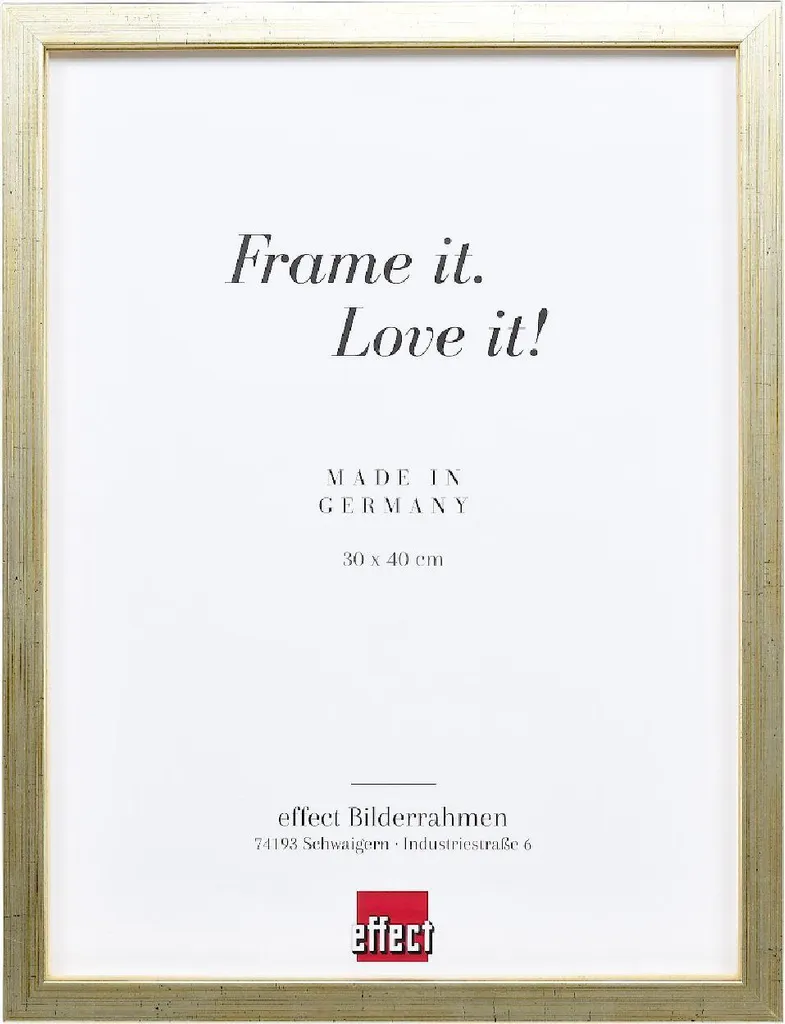 Cornice per Foto Panoramiche 23x70 Legno Argento Antico Profonda