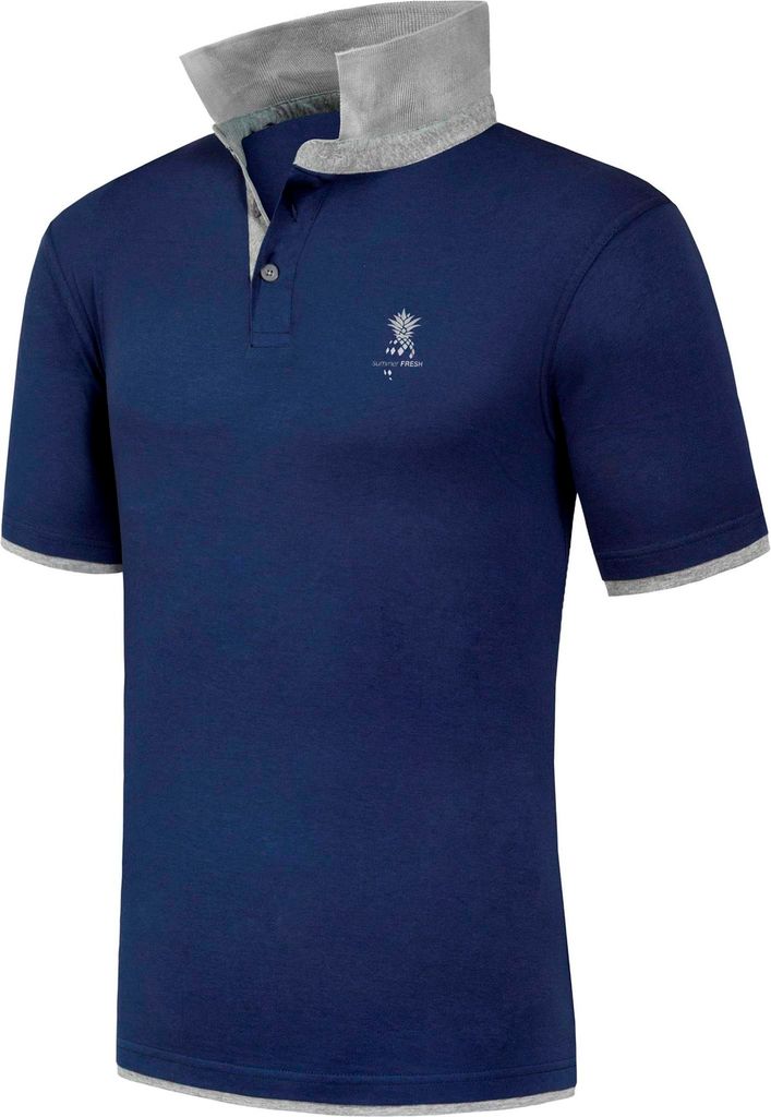 Summerfresh Summerfresh Poloshirt KEYS Herren, Shirt, Sweatshirt, Polo, F366 - Herren, navy/grau, XXL