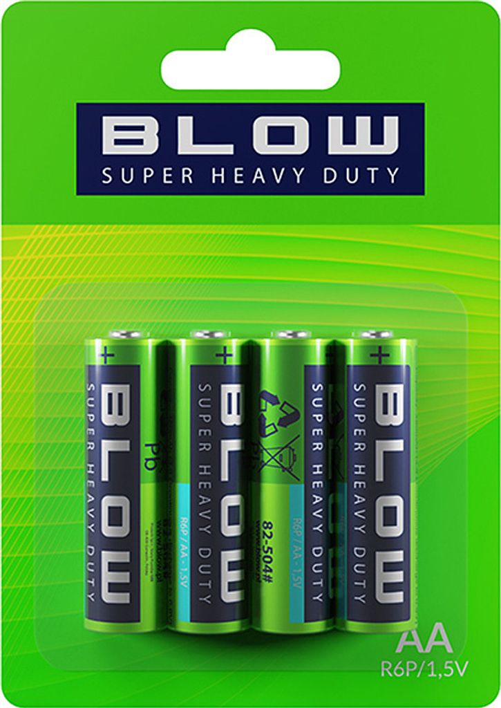 BLOW Baterie Super Heavy Duty AA R06P blistr 4ks Obrázek produktu 