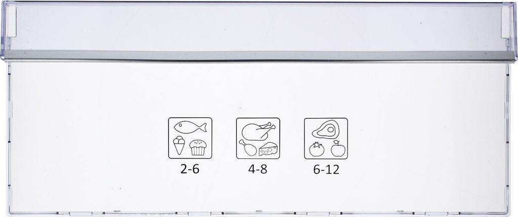 Frontgriffblende für Gefrierschublade oben beko 4636510300 in KühlGefrierKombination