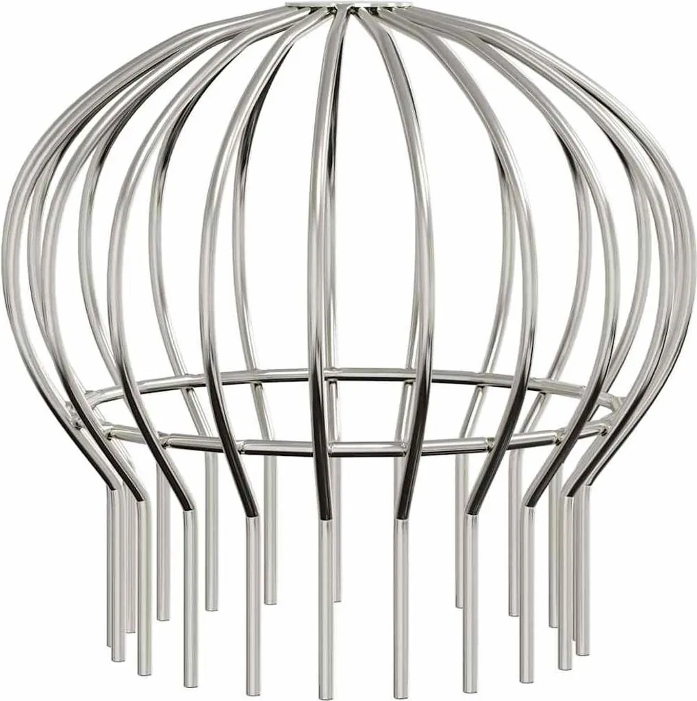 Crapaudine de Gouttière 160 mm en Inox Argent pour Toiture - Lot de 8