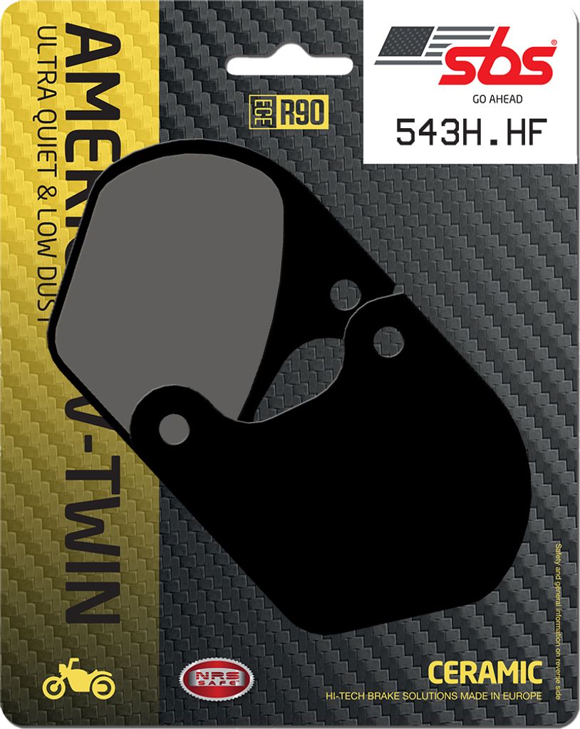 Bremsbelag SBS 543H.HF (Satz pro Scheibe) Street High Power Ceramic