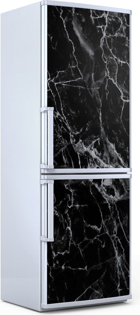 Magnete Dekorative - 70 cm x 190 cm - Küche - Magnetmatte Kühlschrankmagnete - Schwarz Marmor