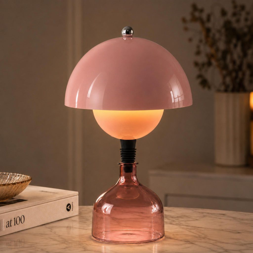 LED Tischlampe, Vintage Flaschenlampe, Stufenlos Dimmbar, 3 Produktbild 