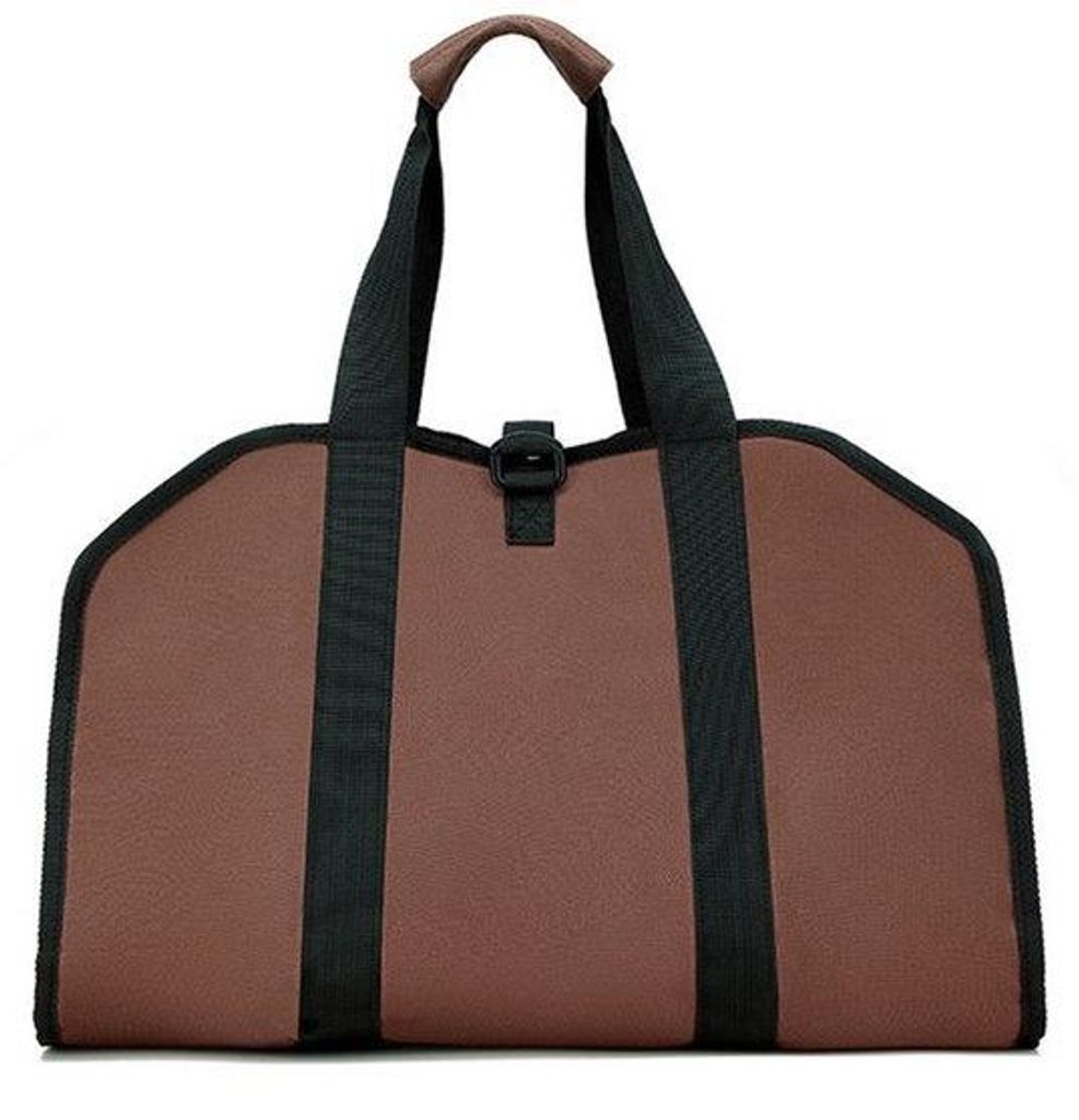Hölzertasche - Holzträger mit Griffen - Tasche für Holz - große Kapazität - für Kaminofen, Camping, Grillen, Outdoor-Aktivitäten