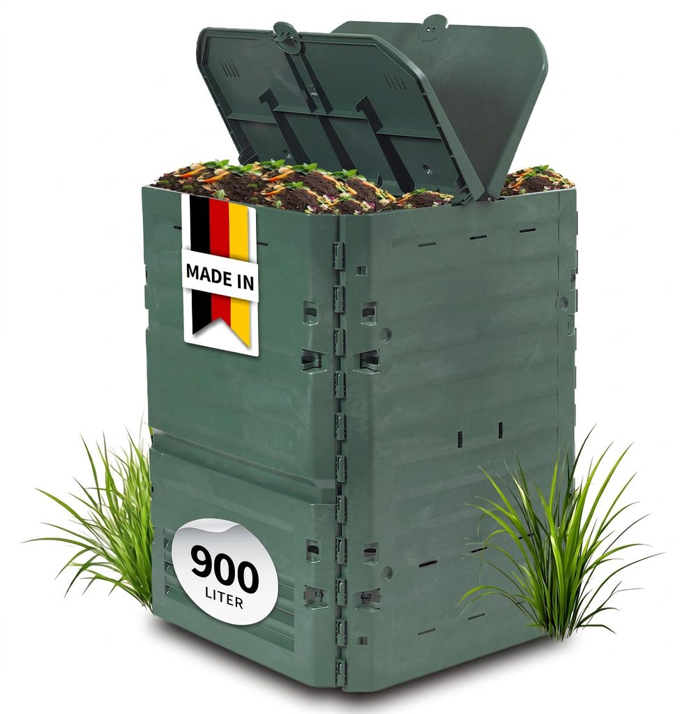 GARANTIA THERMO-KING compostbak 900 L groen Productafbeelding  AI-gegenereerde afbeelding