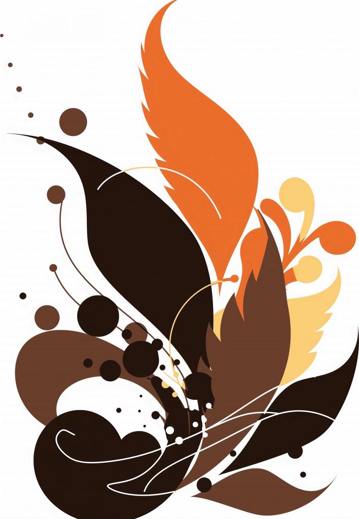 Plakat 64x90cm Herbstfeuer
