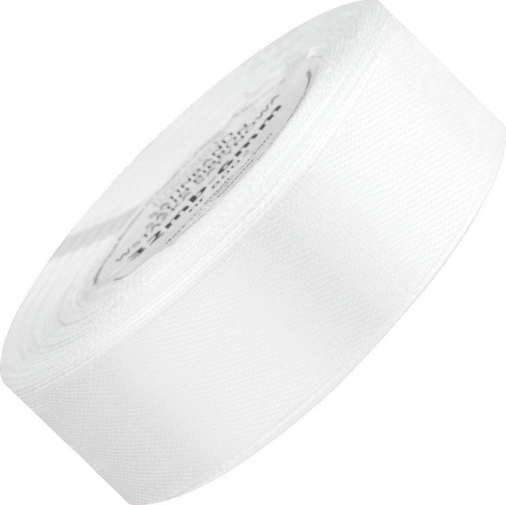 Wstążka satynowa biała 25mm - 32mb Zdjęcie produktu 