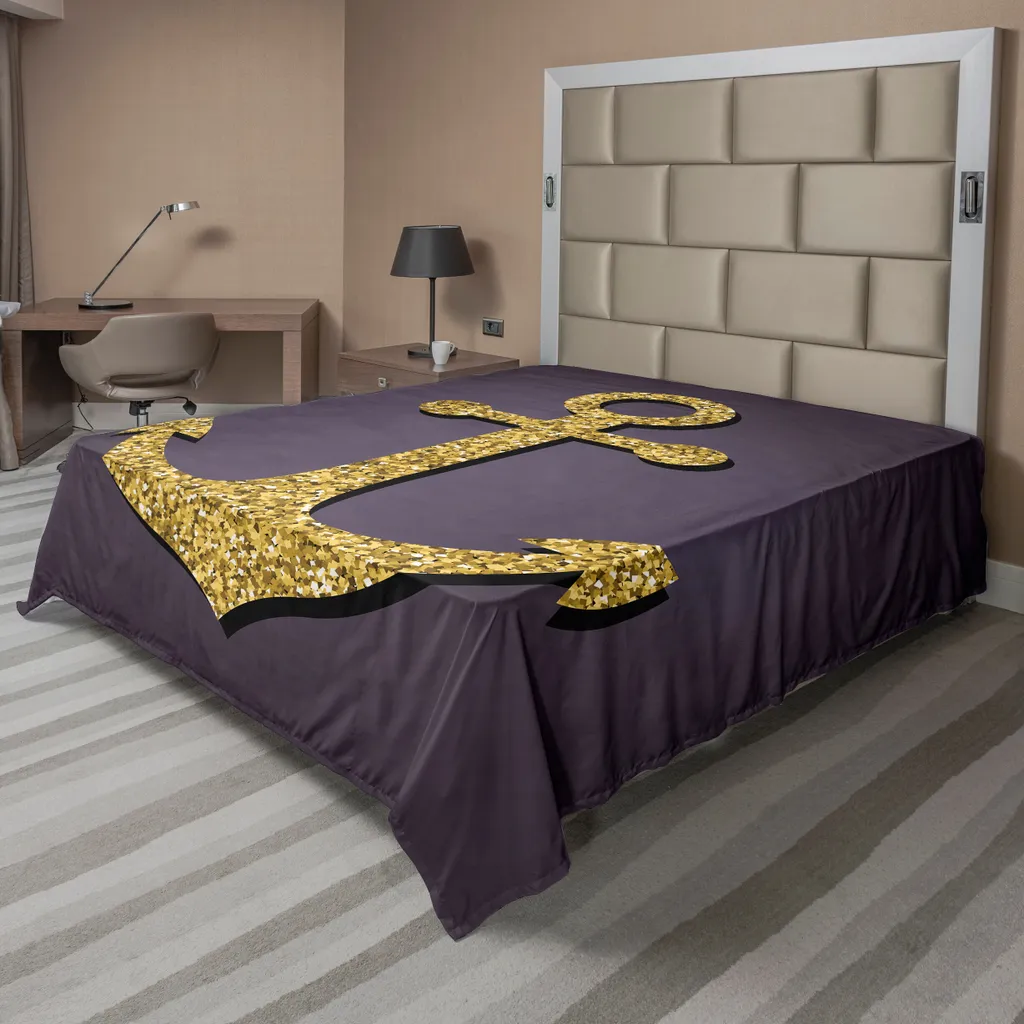 Lenzuolo ABAKUHAUS Ancore Giallo - Atmosfera Resort a Casa Tua