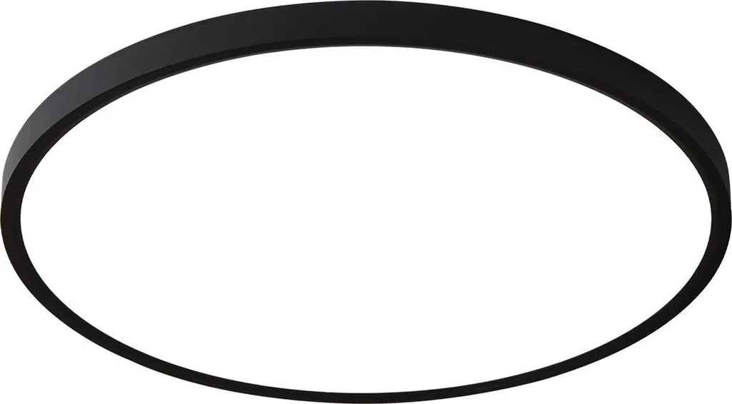 Plafonnier LED plat CALIFORNIA noir : fini les zones d'ombre 3060lm
