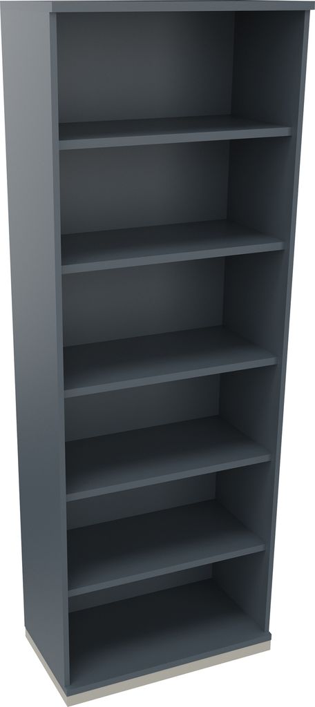 Regal 6OH B800xT442xH2221mm Silberaluminium/Lavagrau