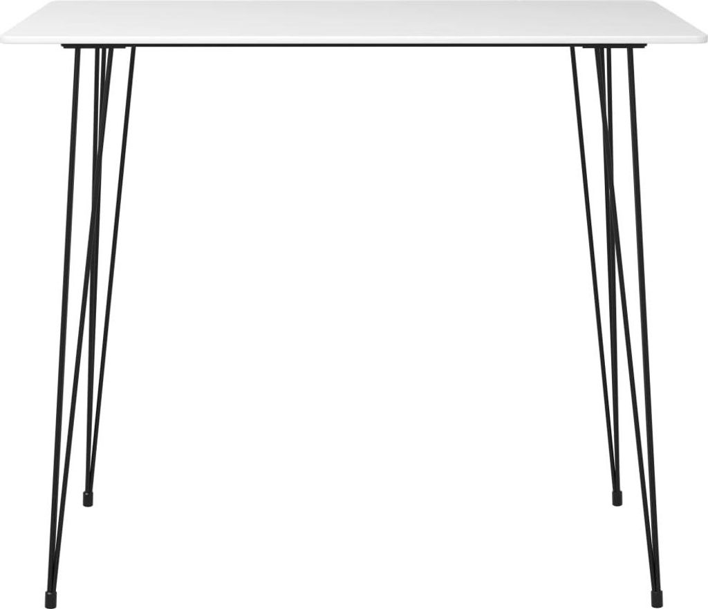 vidaXL Bartisch Weiß 120x60x105 cm