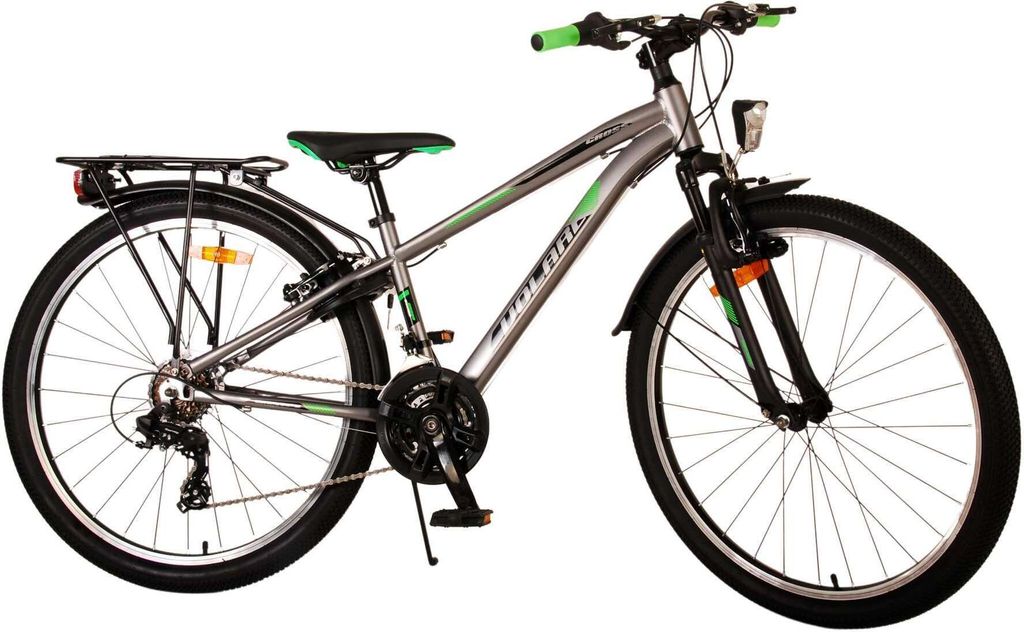 TPFSports Cross Kinderfahrrad - Jungen - 2 Handbremsen - 26 Zoll - Grau