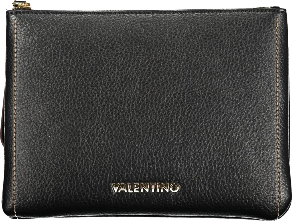 Pochette noire de soirée pour femme : l'accessoire chic avec logo et zip