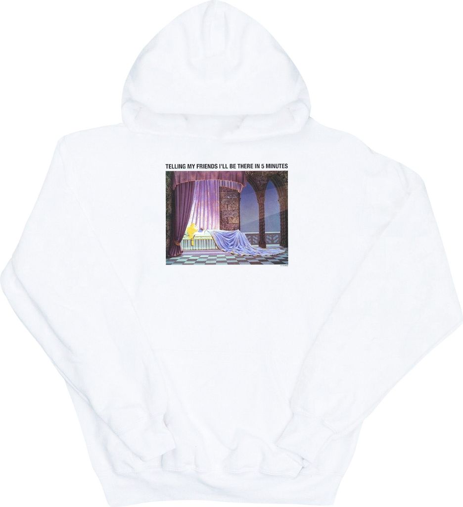 Disney - "Sleeping Beauty I'll Be There In 5" Kapuzenpullover für Herren BI6710 (S) (Weiß)