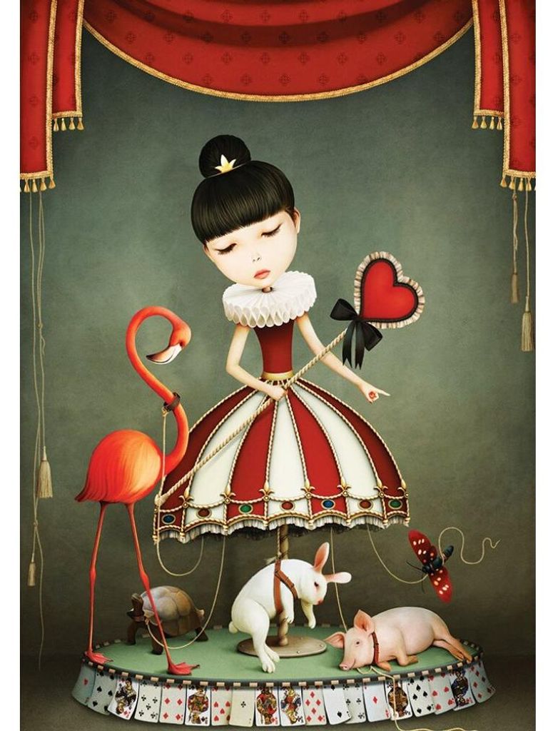 Yazz Puzzle Carousel Girl - 1000 Teile Puzzle