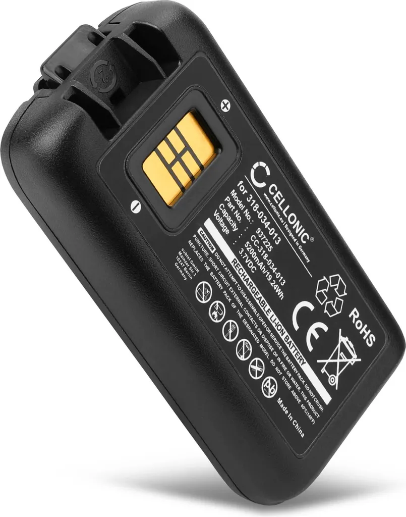 Batterie de Secours Honeywell 318-034-034 Dolphin CK65 CK3X 5200mAh