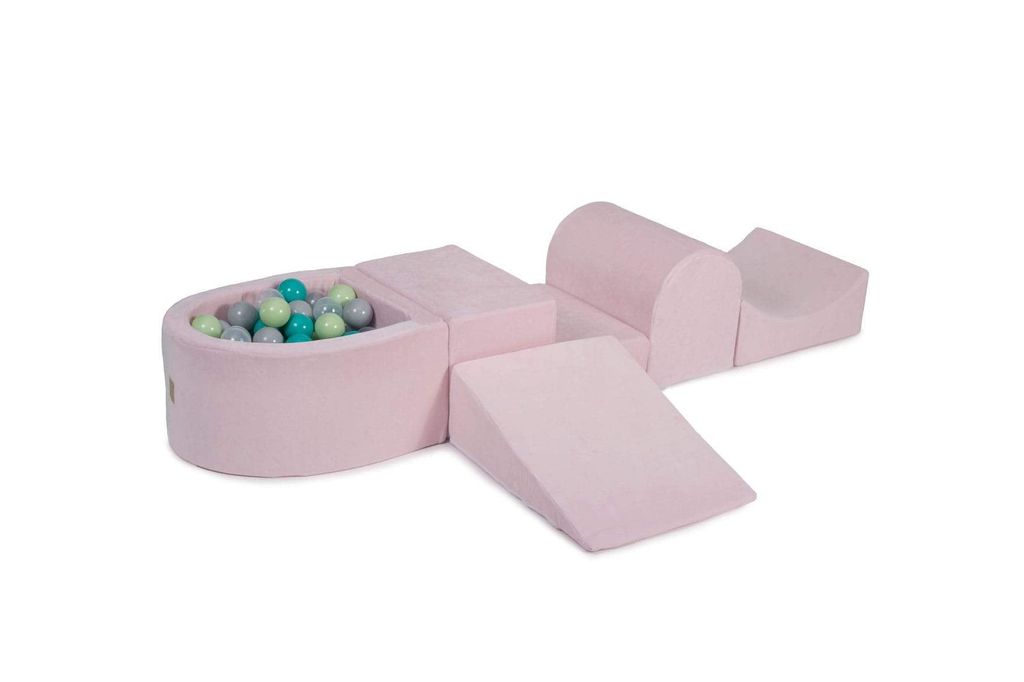 Schaumstoff Bausteine Kinder mit Bällebad - Softbausteine Produktbild 
