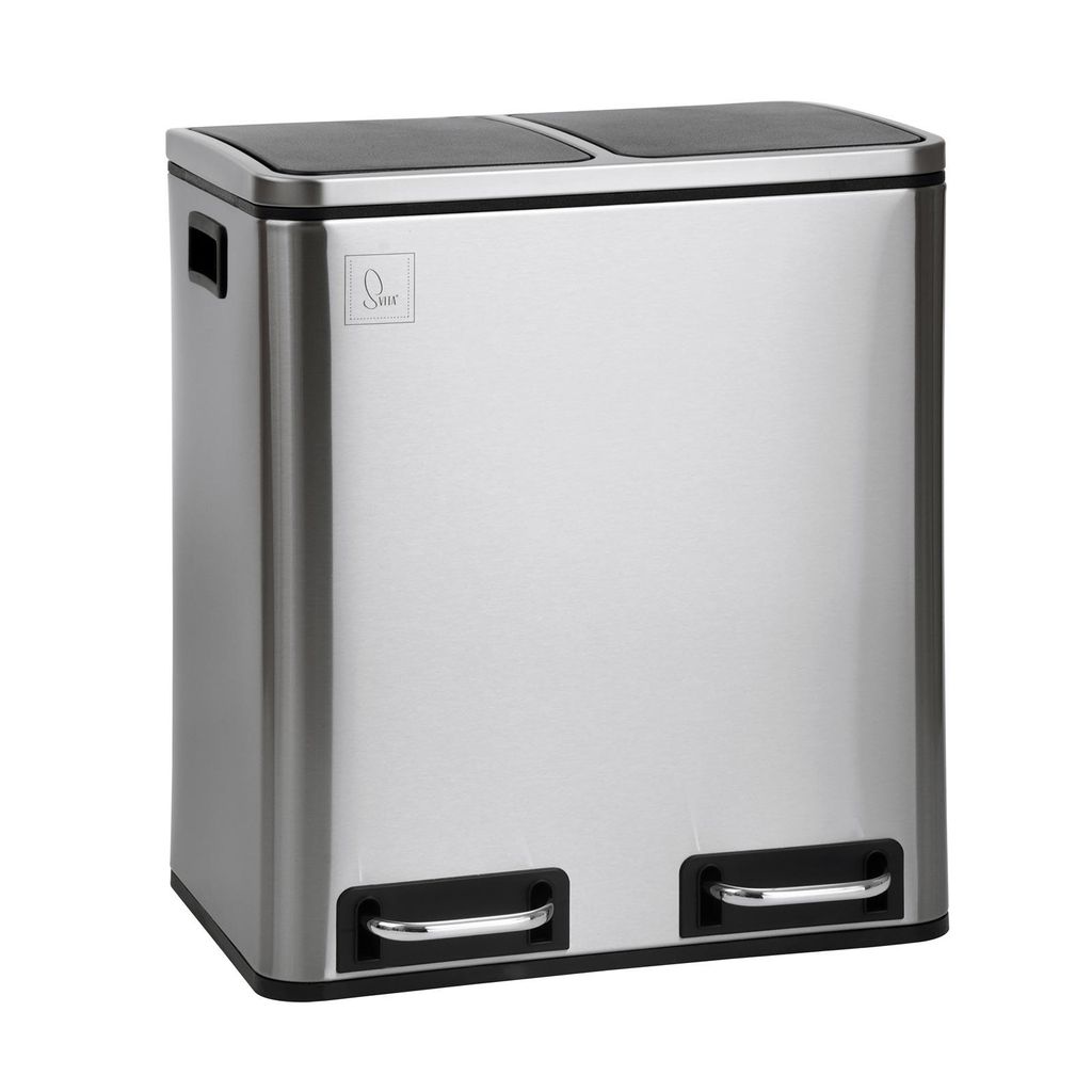 SVITA TM2X15 Poubelle à pédale 30 litres 2x 15L Poubelle Image du produit 