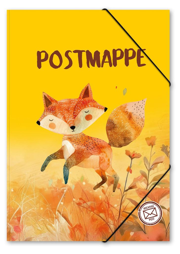 Pochette Itenga en carton A4, motif RENARD Image du produit 