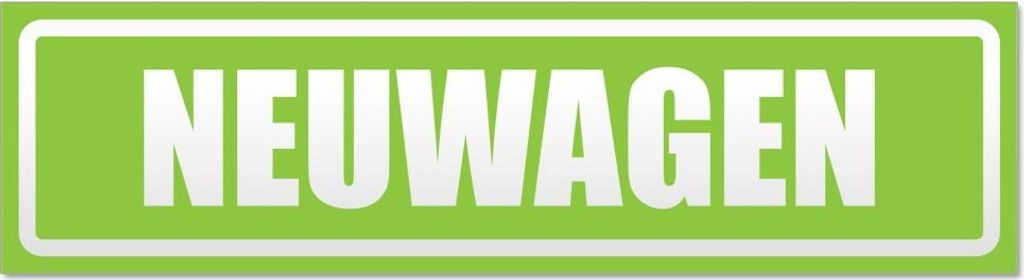 Neuwagen invertiert Magnetschild Schild magnetisch