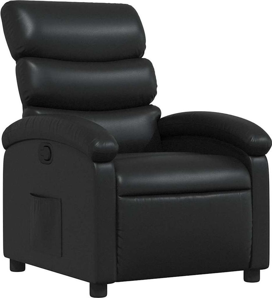 vidaXL Relaxsessel Schwarz Kunstleder Produktbild 