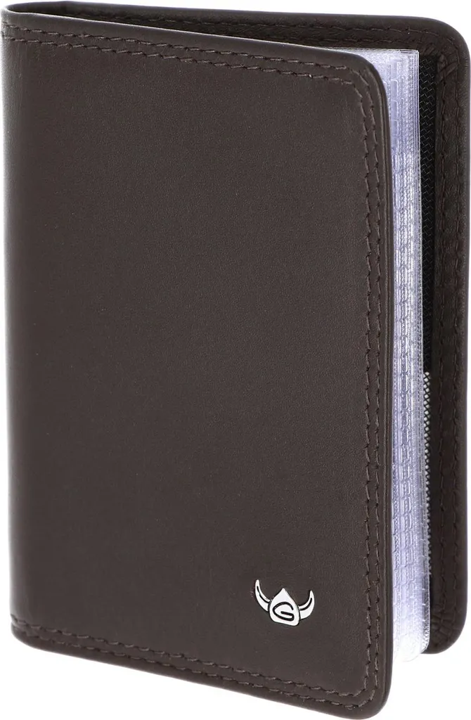 Golden Head Polo 4431 Porta Carte Pelle RFID Marrone Scuro - Vera Pelle