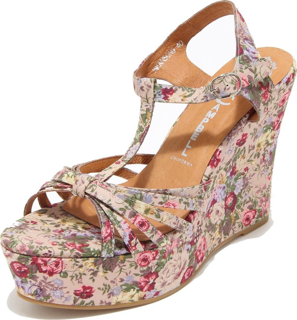 3297I sandali zeppe donna JEFFREY CAMPBELL Swangsong scarpe shoes women