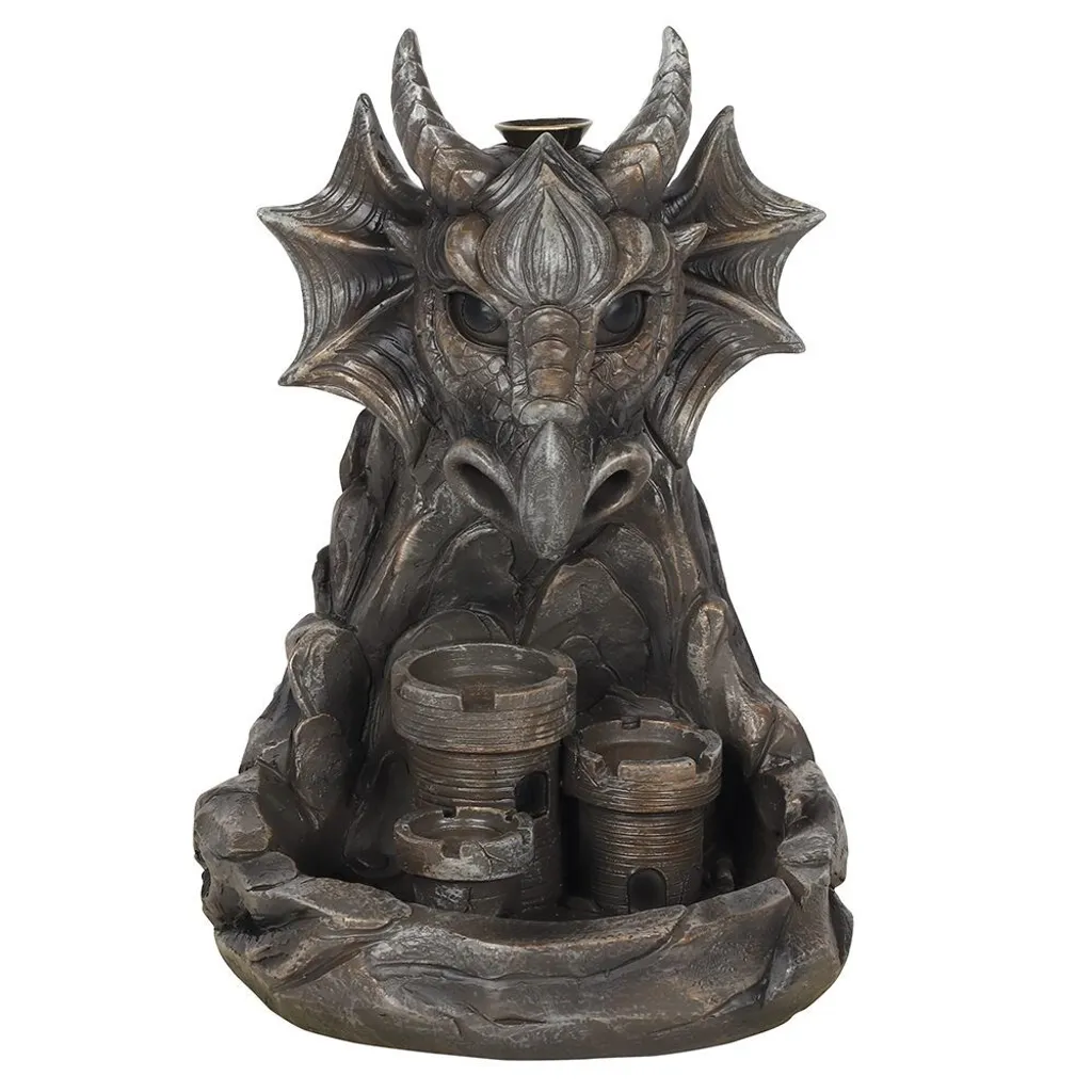 Brûleur d'encens à reflux Dragon SD2752 Something Different Gris - 3