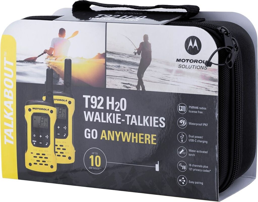 Walkie-Talkie Motorola T92H2O (2 Pcs) Gelb Schwarz Produktbild 25