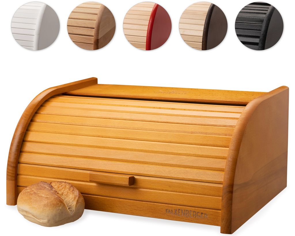 FALKENBERGER Brotkasten aus Buchenholz ca. 39x29x18cm Produktbild 