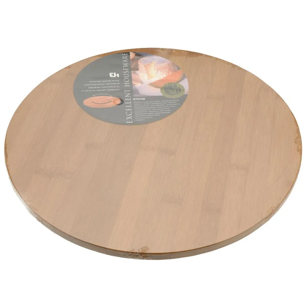 Plateau de service rotatif 35 cm pour présenter vos fromages et tapas - 3