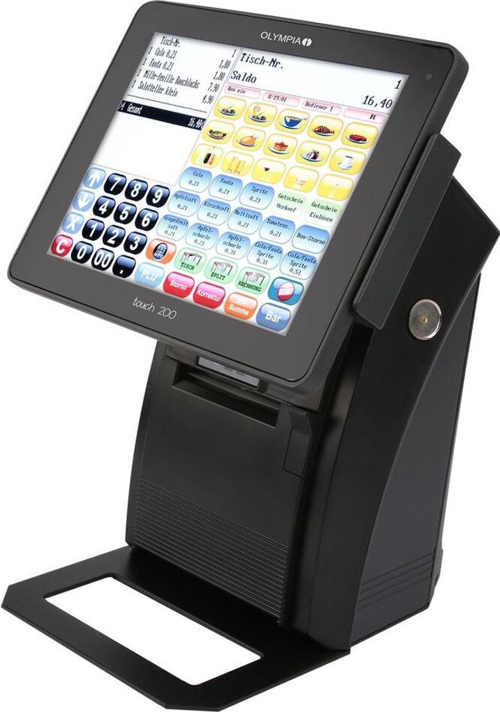 OLYMPIA Touch 200 Registrierkasse 3 Jahre TSE Lizenz Produktbild 2