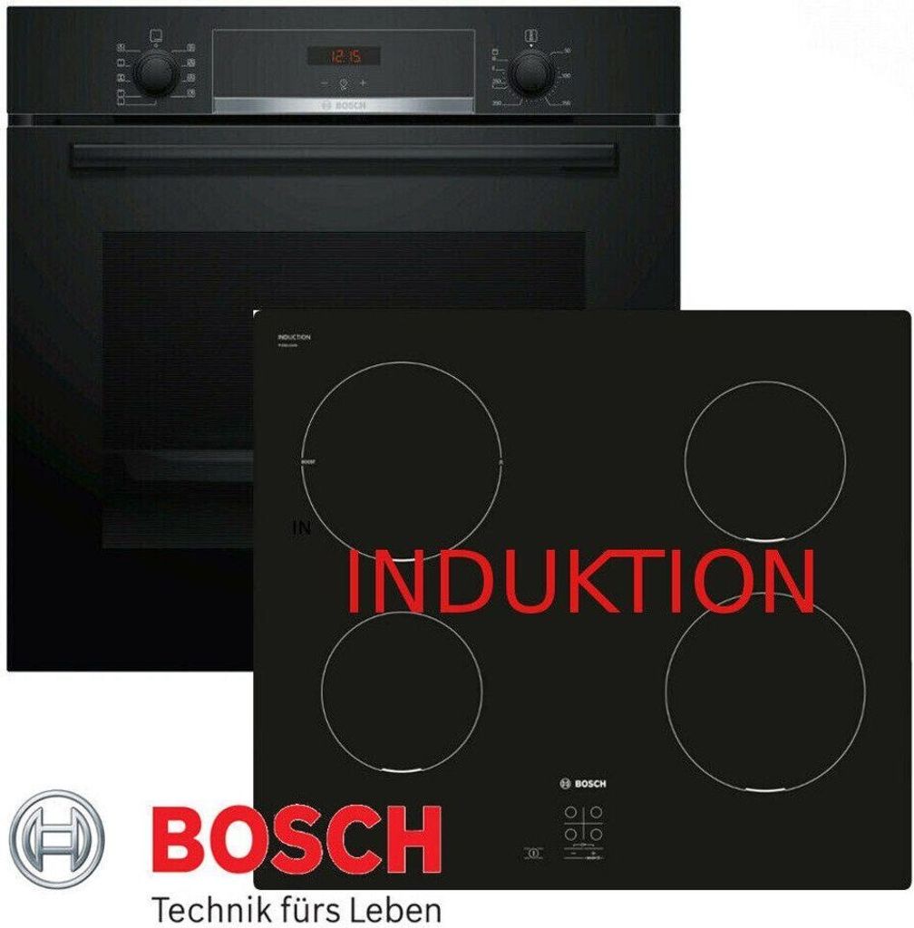 Bosch Herdset Autark Induktion Kochfeld und Backofen Produktbild 1