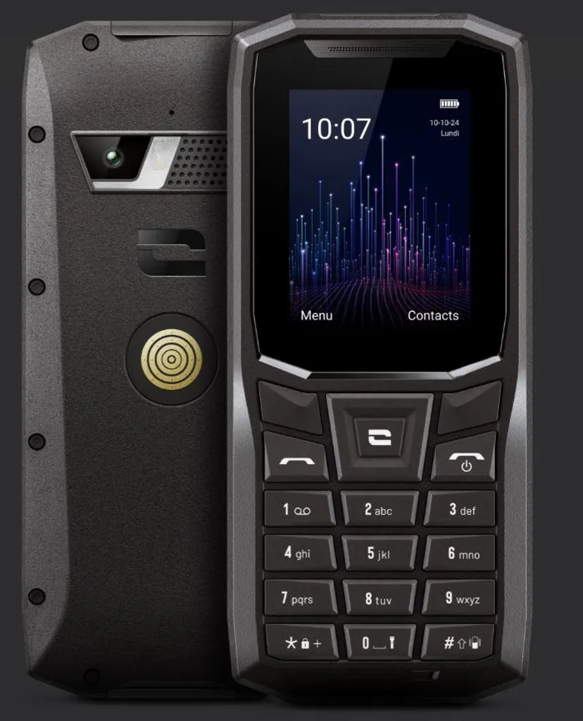 CROSSCALL Core-S5 Noir Téléphone 4G avec Batterie Longue Autonomie