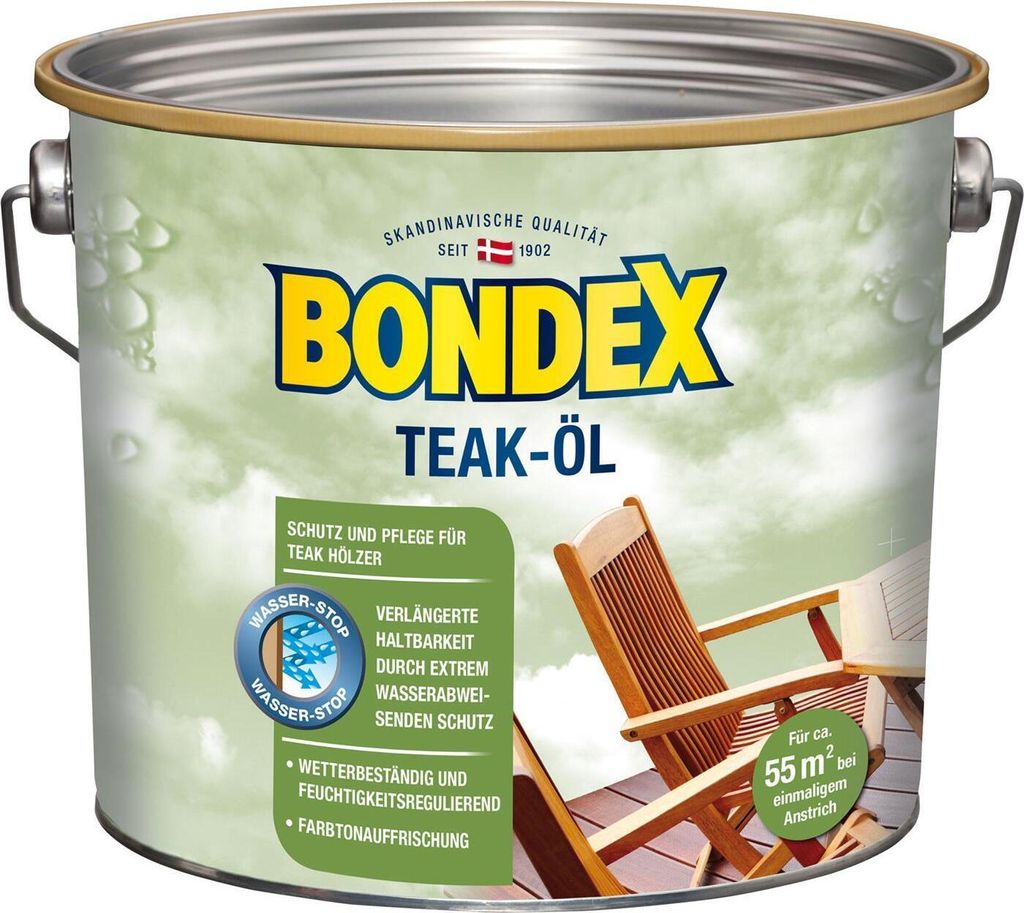 Bondex Teak-Öl Farblos 2,50 l - 330061 Produktbild 