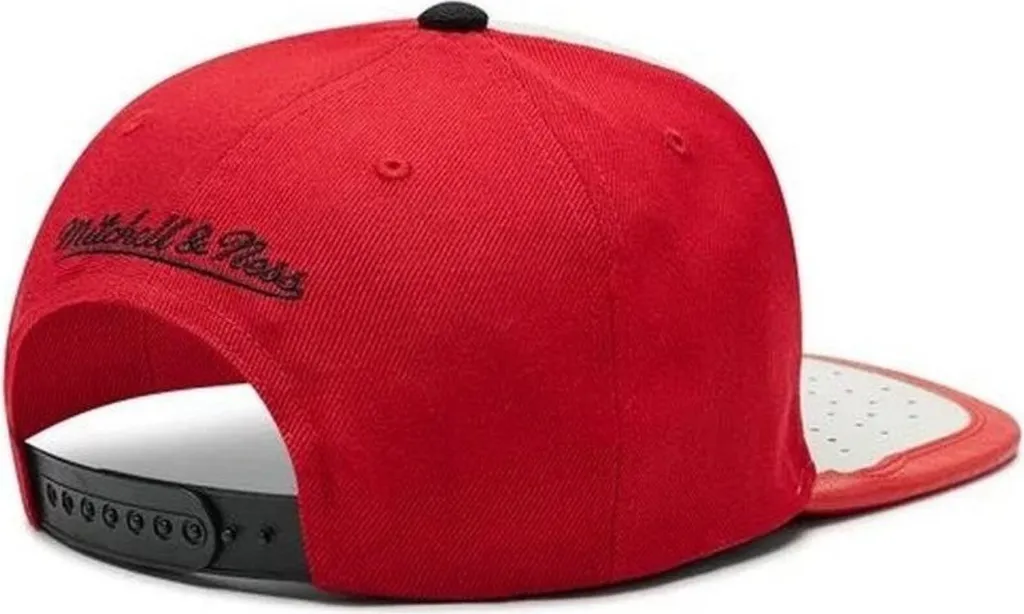 Casquette Mitchell & Ness MM19224-BL Blanche - Tissu Premium Réglable - 2