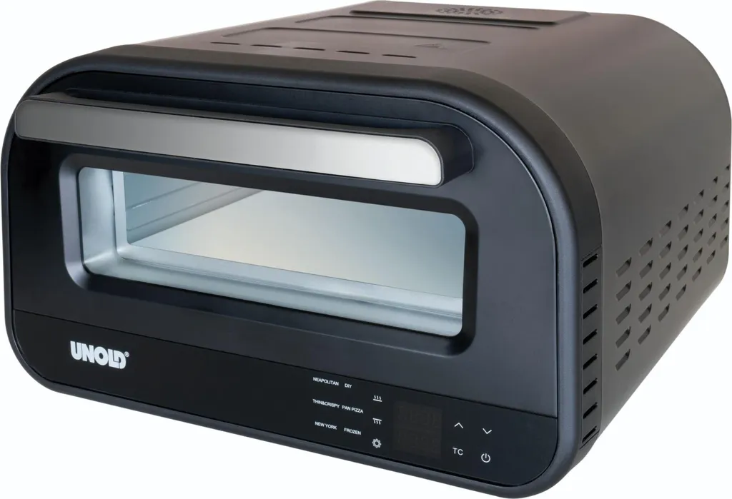 Four à pizza électrique Unold Don Luigi 68815 en Acier Noir 1700W