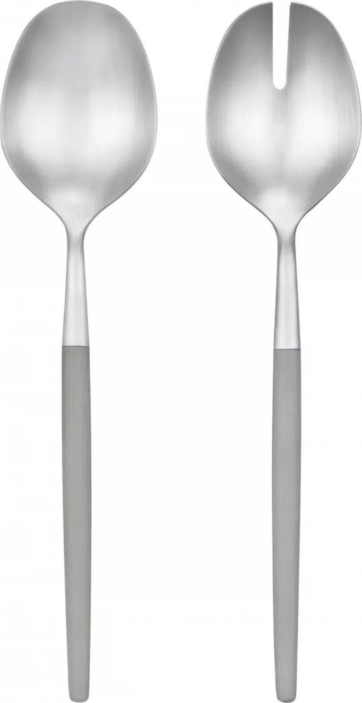 blomus Salatbesteck MAXIME Edelstahl Farbe Mourning Dove Produktbild 