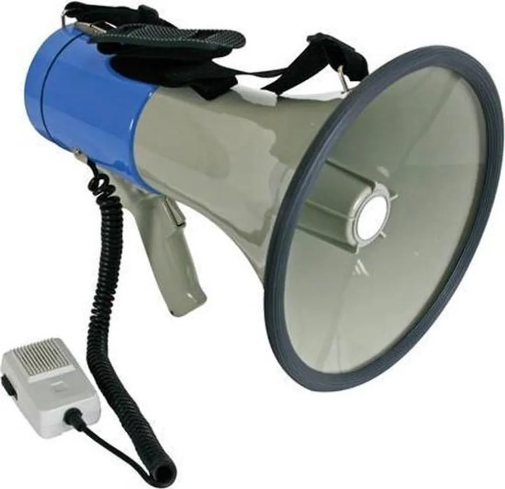 Soyez Entendu Partout avec le Mégaphone Velleman MP25SFM Pro 25W