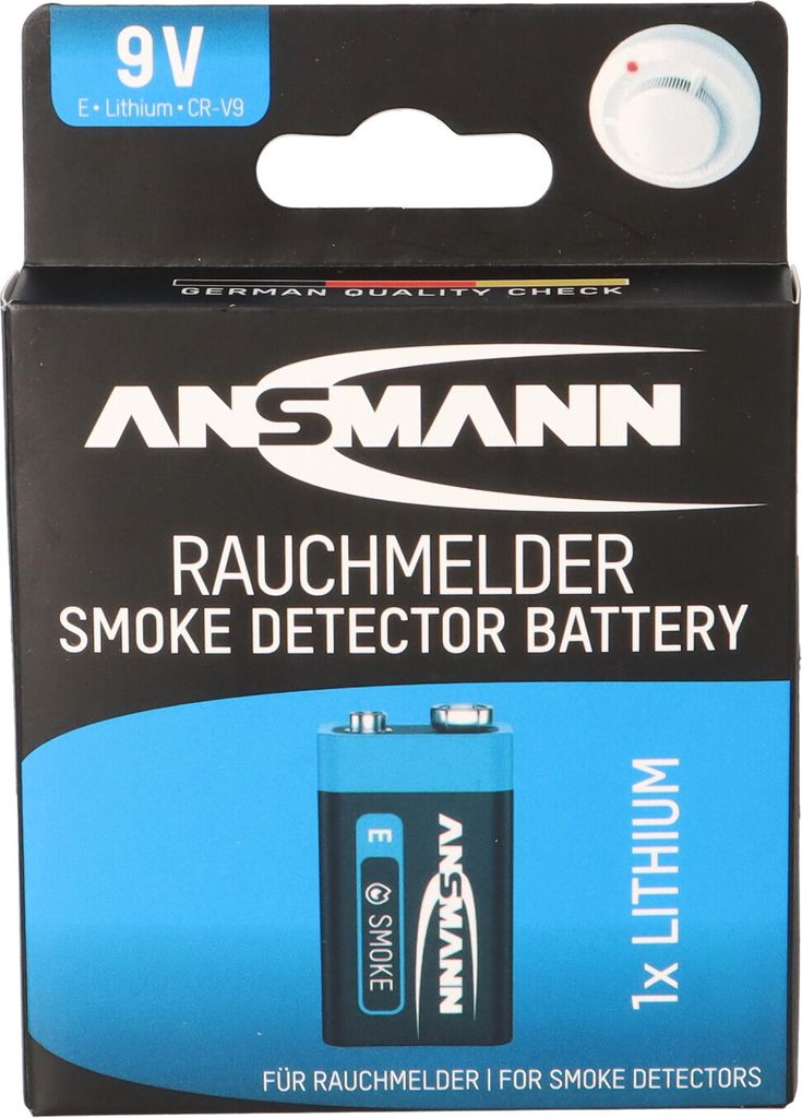 Ansmann 9V Lithium, Einwegbatterie, 9V, Lithium, 9 V, 1 Produktbild 