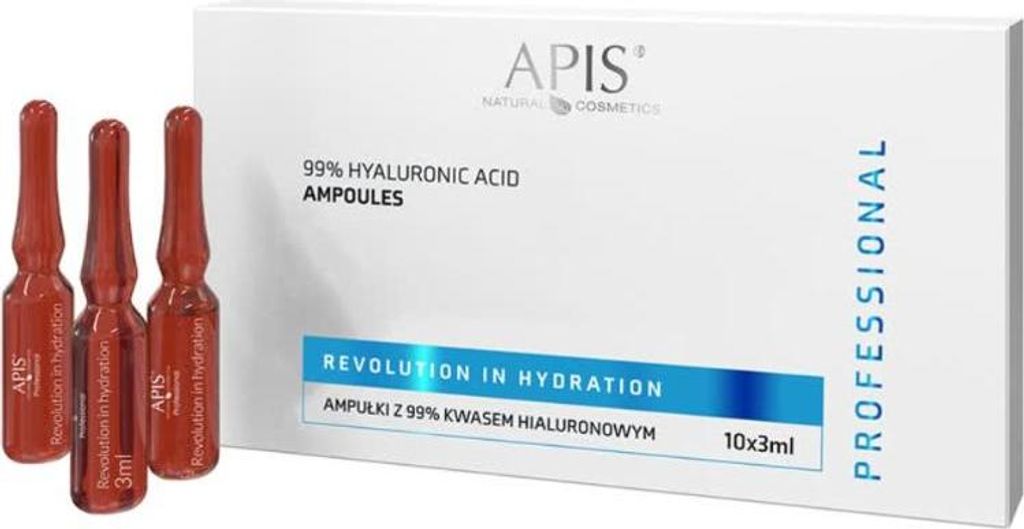 Apis – Hyaluronsäure-Ampullen 4D 99 % 10x3 ml