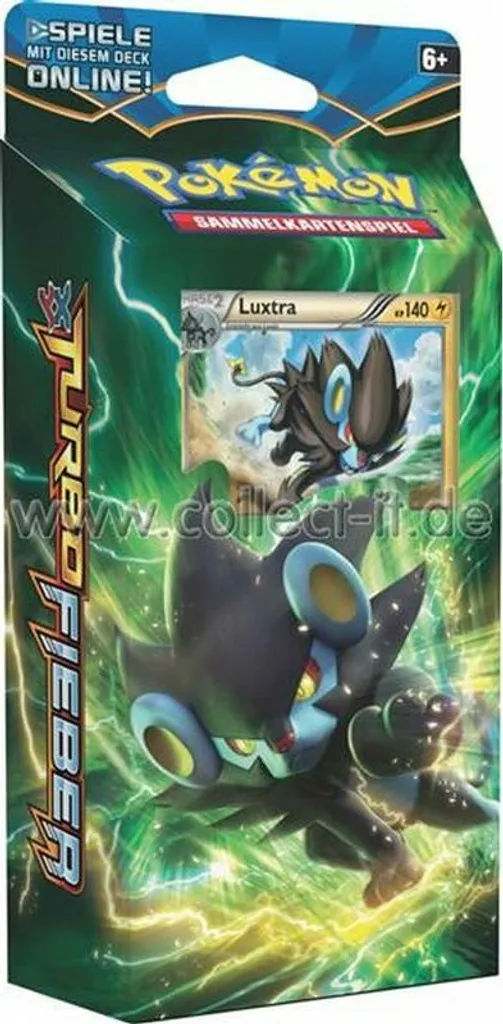 Deck Thématique Pokémon Eye Flash XY Turbo Fever Langue Allemande