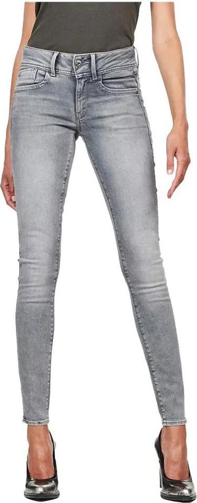 G-star Lynn Mid Waist Skinny Jeans Grau 26 / 28 Damen Grau 26