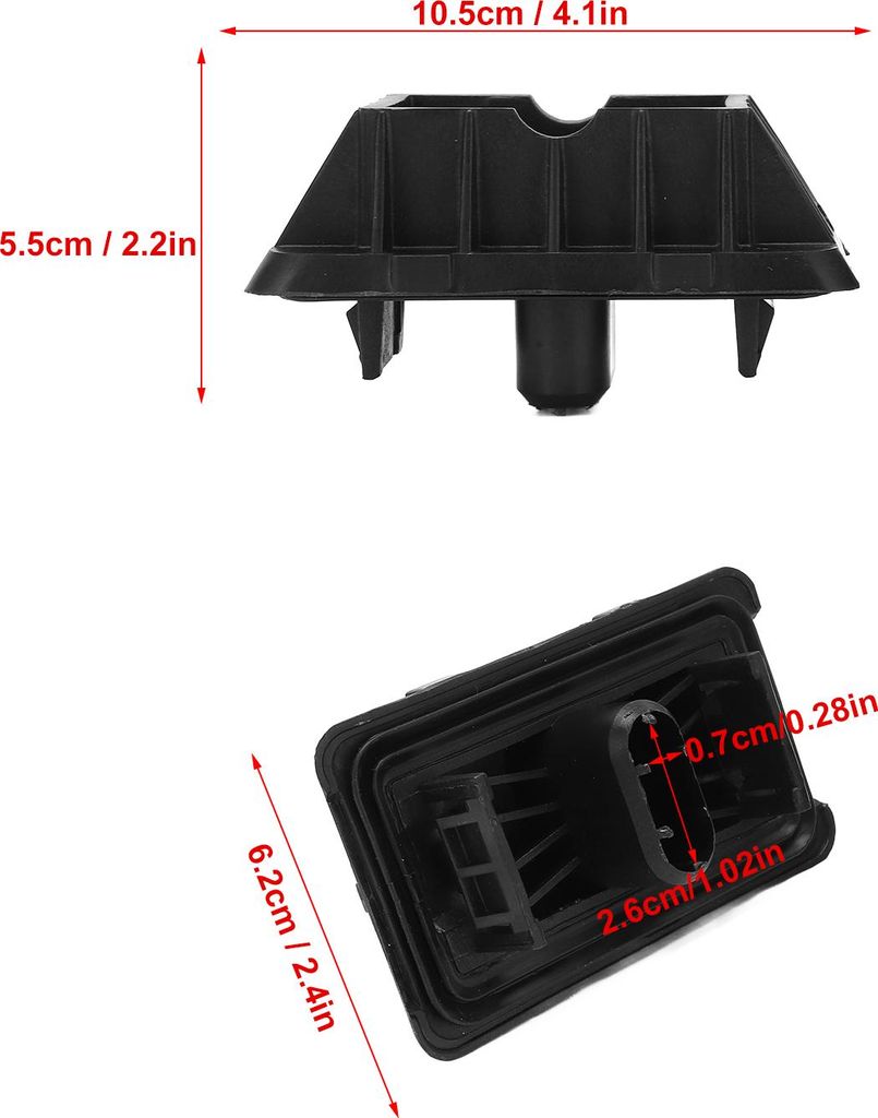 2pcs unter Auto -Buch -Stützpad 51717065919 Ersatz für E60 E61 F25 F26 x3 x4 525i 528i 530i 545i