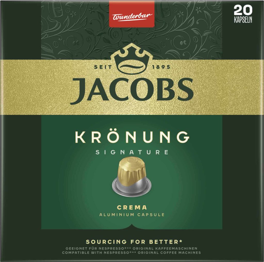 Jacobs 20 Kapseln Krönung Crema Zdjęcie produktu 2