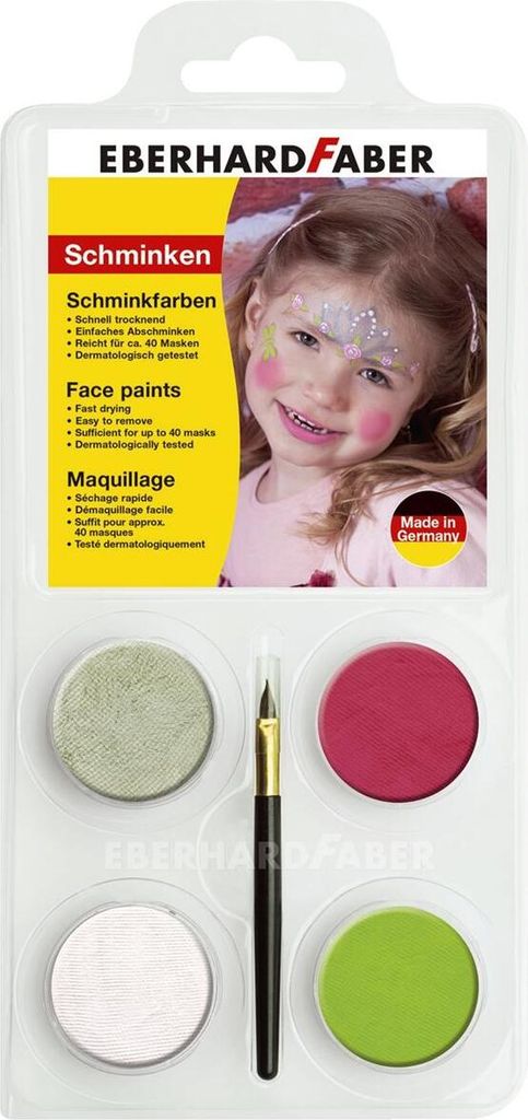 Eberhard Faber 579012 Schmink-Set Prinzessin - 4 Farben
