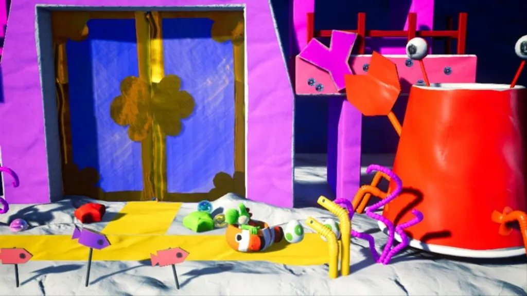 Jeu Nintendo Switch Yoshi's Crafted World - Expérience de Plateforme 2D - 6